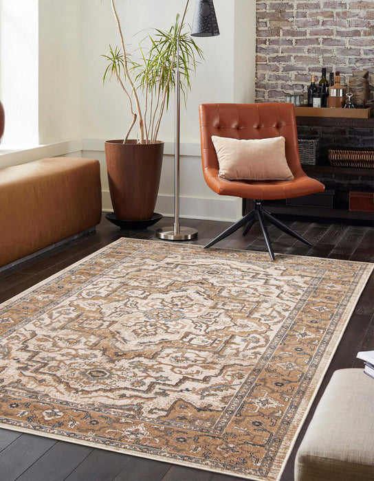 Stassie Ivory Area Rug - 5'0\" X 8'0\"  