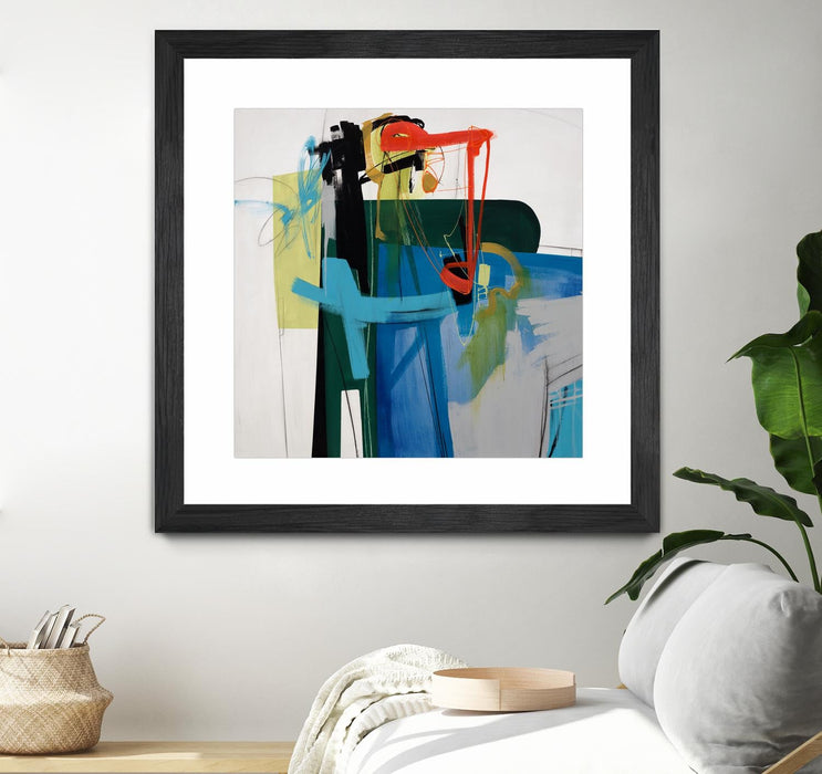\"Return The Fork\" Matted and Framed Black 36x36 Wall Art