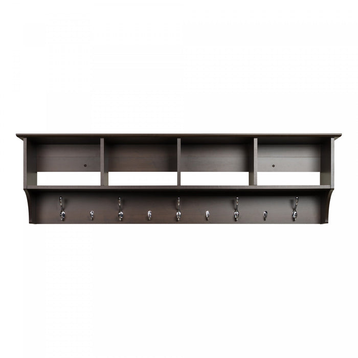 Hanging Entryway Shelf - Espresso