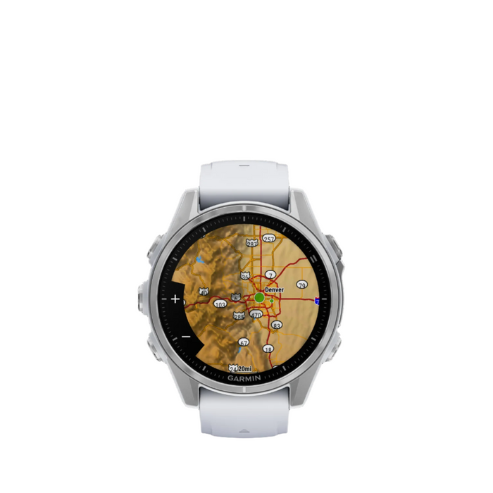 Garmin Fēnix 8 Amoled Smartwatch 43mm - Gps, Compass, Gyroscope And Barometric Altimeter Silver 