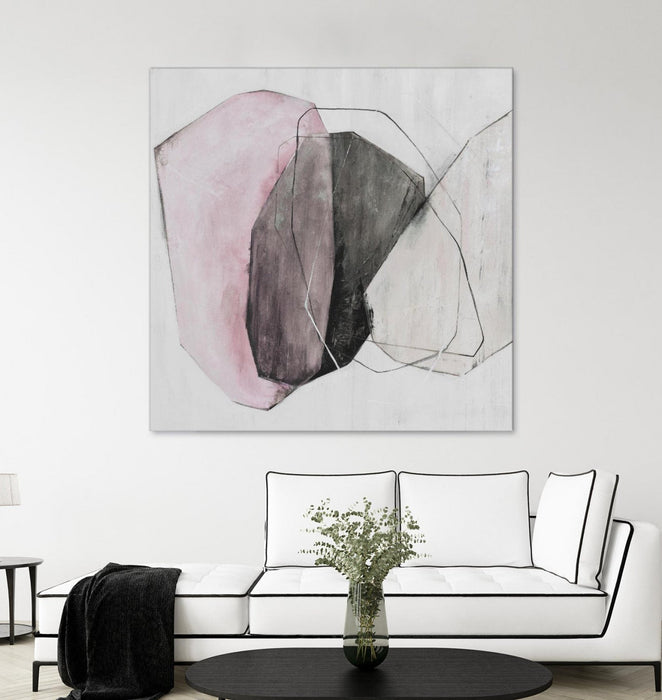 \"Tickled With Pink\" Giant Art 54x54 Wall Art