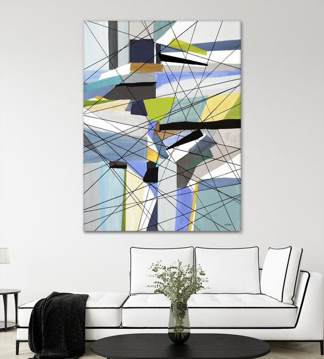 \"Sidewalkcafe\" Giant Art 72x54 Wall Art