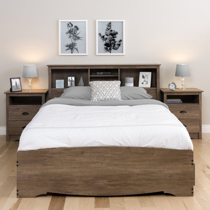 Salt Spring Tall Nightstand - Drifted Grey