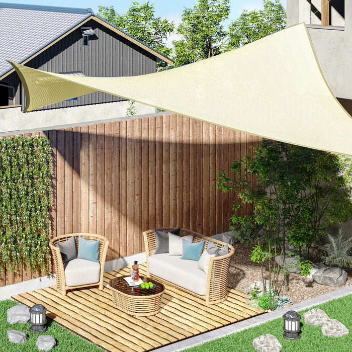 Outsunny Rectangle 10' X 13' Canopy Sun Sail Shade Garden Cover Uv Protector Outdoor Patio Lawn Shel