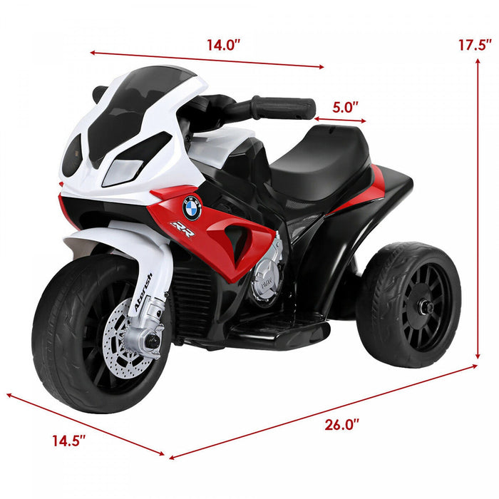 Costway Kids Ride On Motorcycle Bmw Licensed 6v Electric 3 Wheels Bicycle W/ Music&light