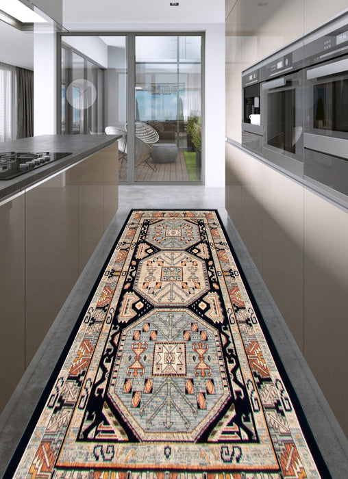 Quincy Navy-Blue Area Rug - 2'8\" x 10'0\"