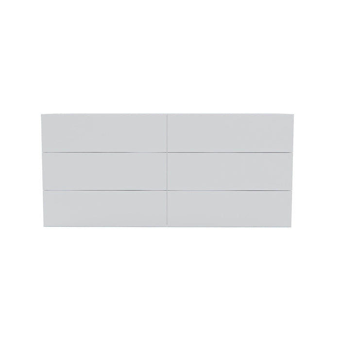 Nordika James 6-Drawer Dresser - White