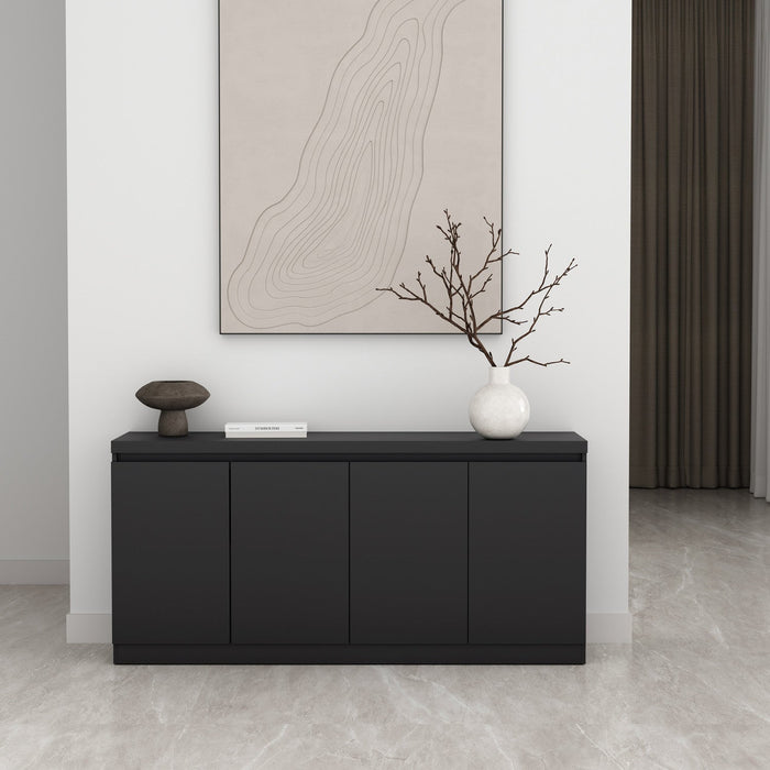 Griffin Modern 62\" Sideboard in Onyx Buffet 