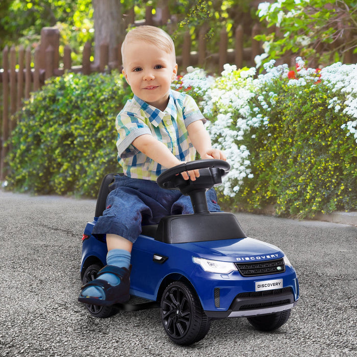 Qaba 6v Electric Car For Kids, 2 In 1 Sliding Car Battery Powered Ride-On Toy For Toddlers With Forw