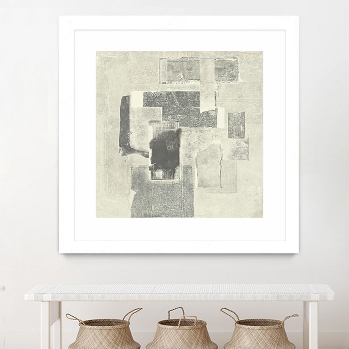 \"Camera Obscura\" Matted and Framed White 30x30 Wall Art