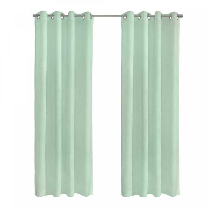 Habitat Boucle Surf Spray Sheer Grommet Curtain Panel - 52 x 108