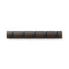 Umbra 5 Flip Wall-Mounted Hooks - Black and Walnut