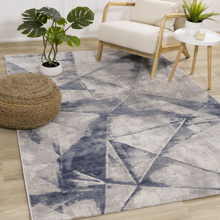 London Distressed Indoor Area Rug - 5'3\" x 7'7\"