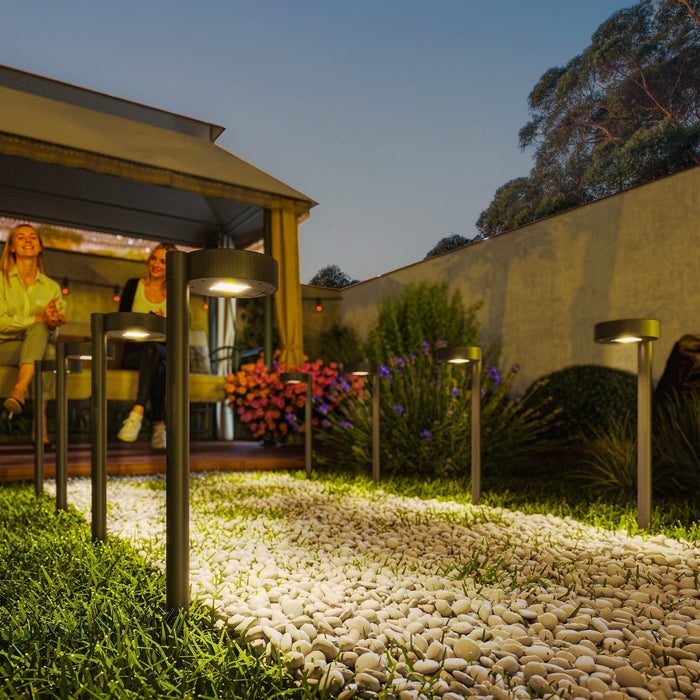 Outsunny 8-pack Solar Garden Lights, Landscape Yard Solar Pathway Lights