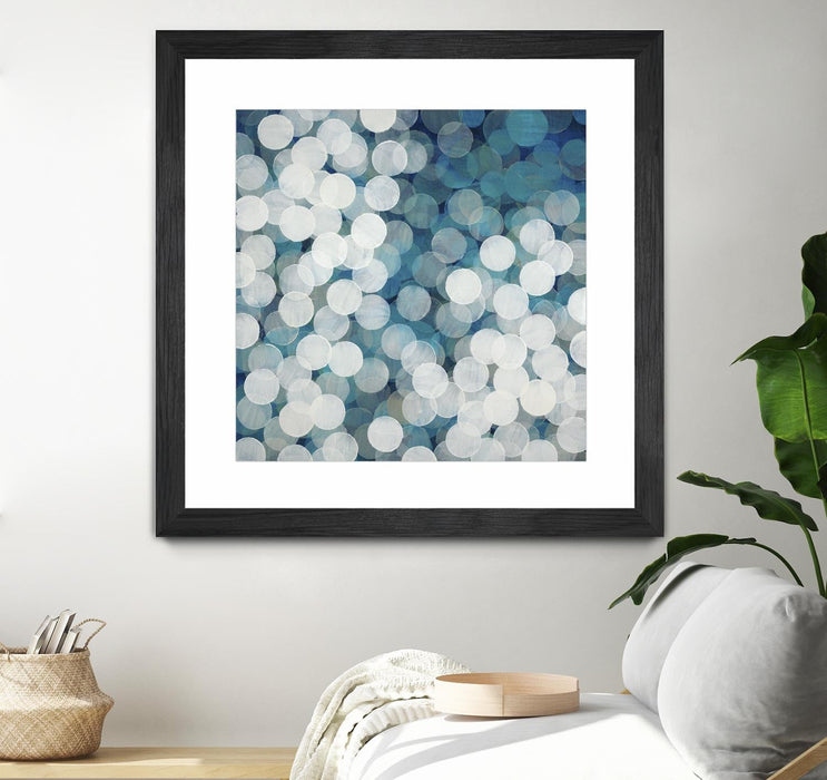 \"Head In The Clouds\" Matted and Framed Black 30x30 Wall Art
