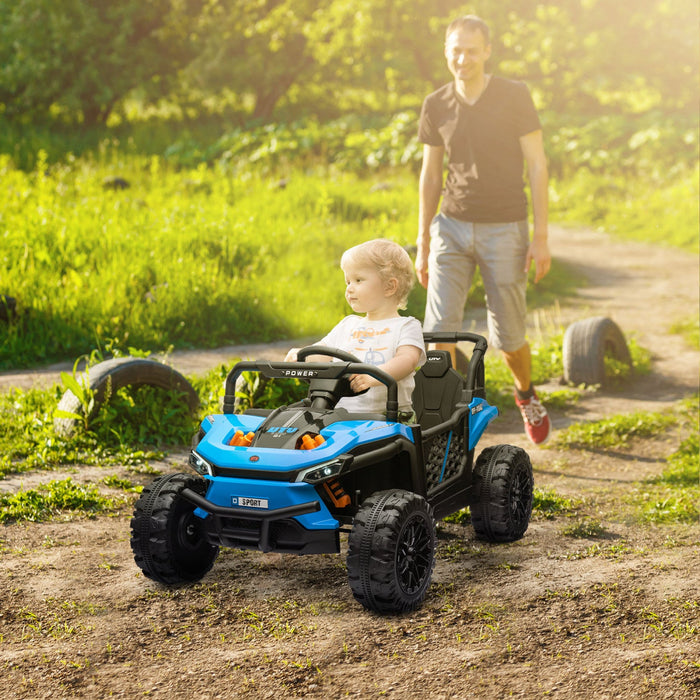 Qaba Kids Powered Ride-On Car, 12v Battery Powered Electric Car For Kids, Toy Truck With Remote Cont
