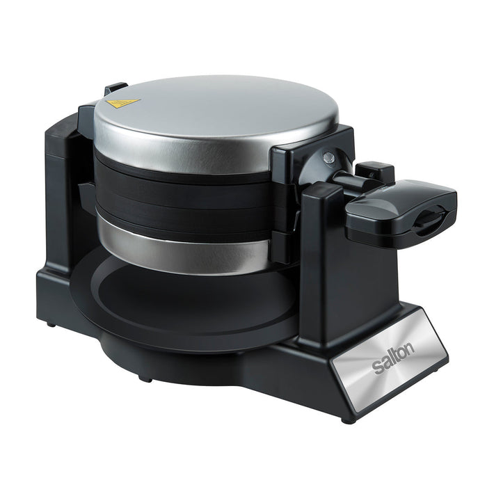 Salton Rotating Double Belgian Waffle Maker Cookware 