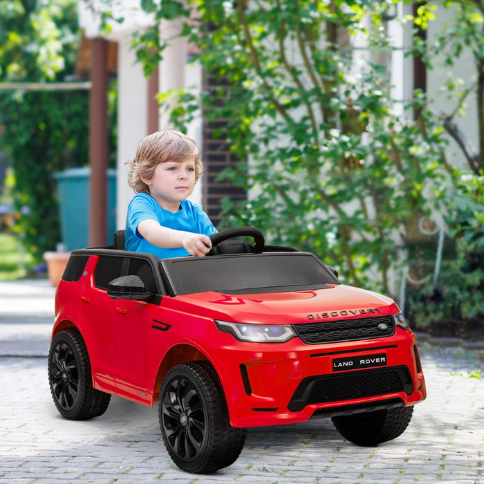 Qaba Land Rover Discovery Sport Licensed Powered Ride-On Car, 12v Battery Powered Kids Electric Car 