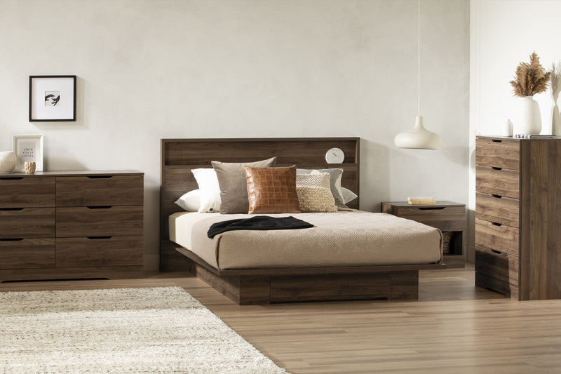 Holland 6-Drawer Dresser - Natural Walnut 