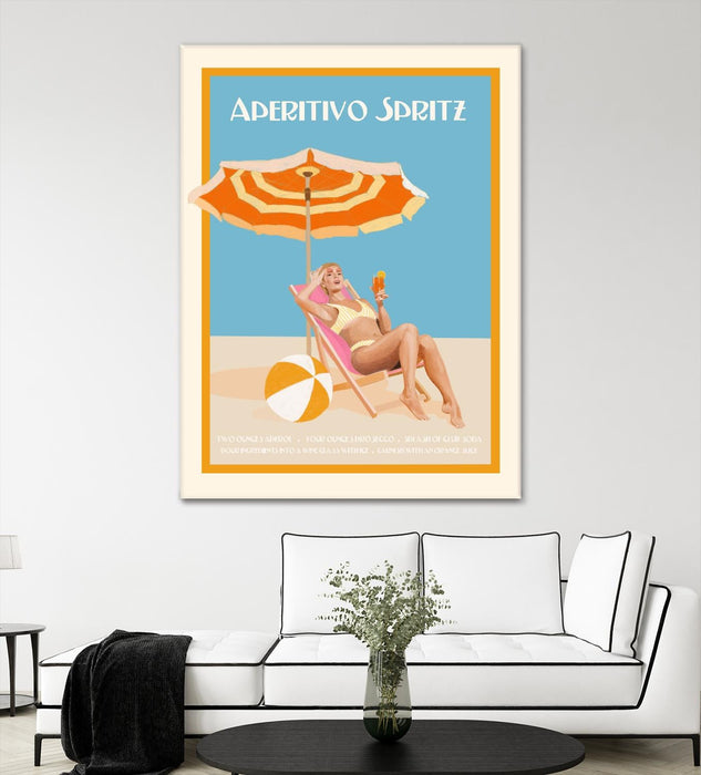 \"Aperitivo Spritz\" Giant Art 72x54 Wall Art