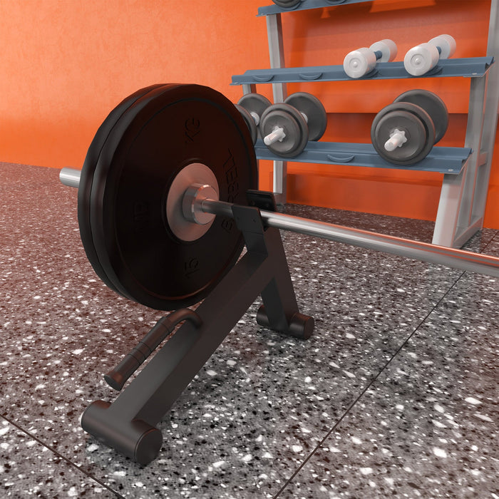 Soozier Deadlift Barbell Jack For Load And Unload 440lbs Barbell Plates
