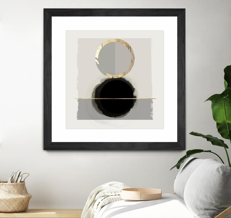 \"Dream Life Inspired I\" Matted and Framed Black 30x30 Wall Art