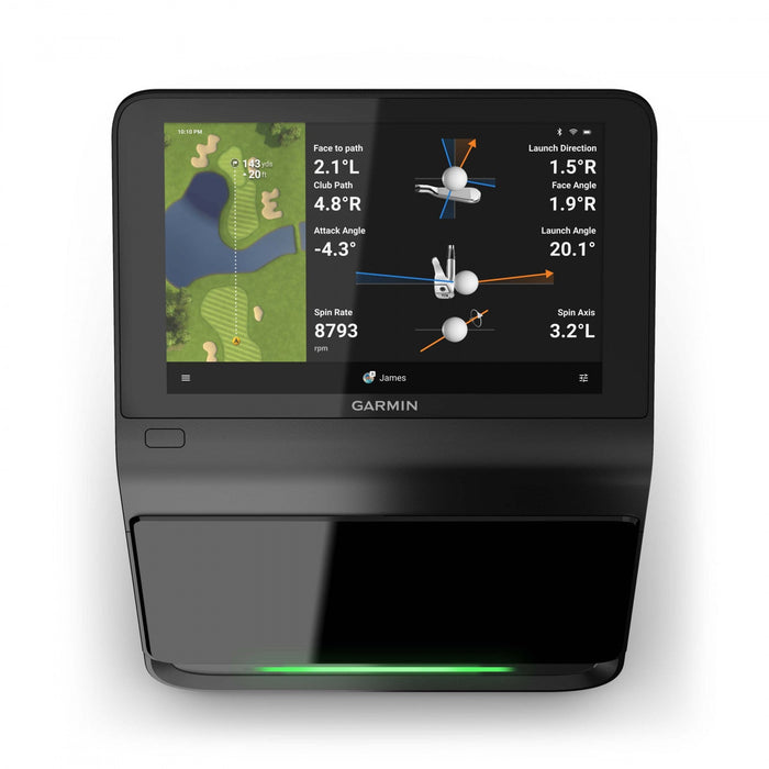 Garmin Approach r50 Premium Golf Launch Monitor - 10” Color Touchscreen Shot Coach Simulator, 43,000