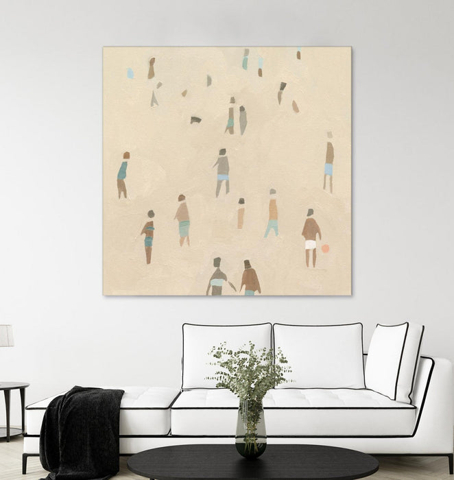 \"Beach Goer Iv\" Giant Art 54x54 Wall Art