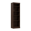 Bestar Pur 25\" Closet Organizer - Black Walnut