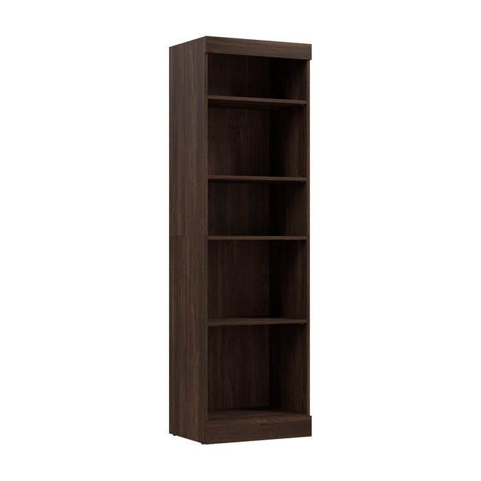 Bestar Pur 25\" Closet Organizer - Black Walnut