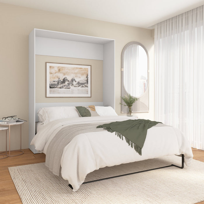 Bestar Claremont Queen Murphy Bed - White