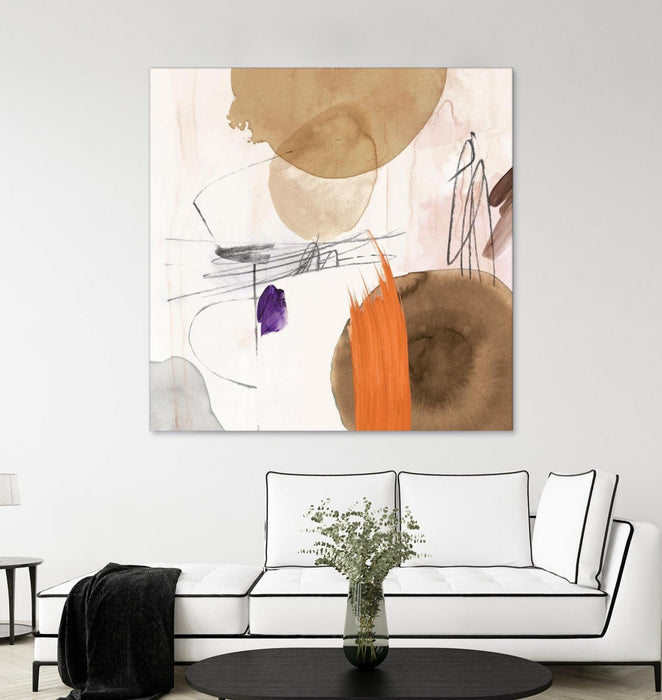 \"Velvet At Dusk Ii\" Giant Art 72x72 Wall Art