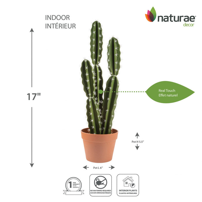 Artificial 26\" Mexican Cactus In Terracotta Pot 