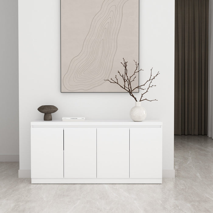 Griffin Modern 62\" Sideboard in White Buffet 