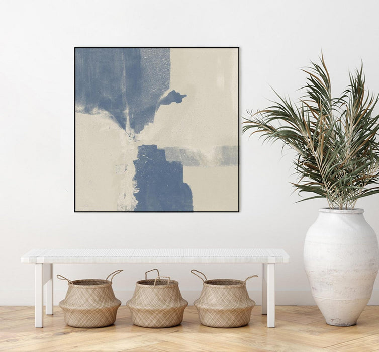 \"Cool Fury Ii\" Canvas Framed Black 20x20 Wall Art
