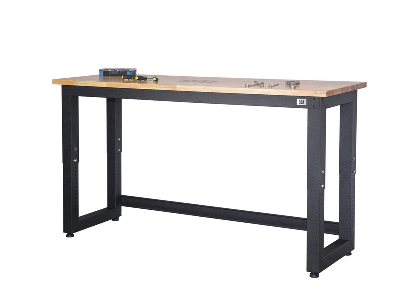 CAT® Ready To Assemble Garage Storage 72\" Solid Wood Workbench 