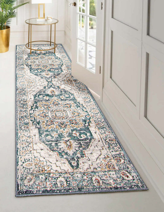 Legacy Teal Area Rug - 2'8\" x 8'2\"