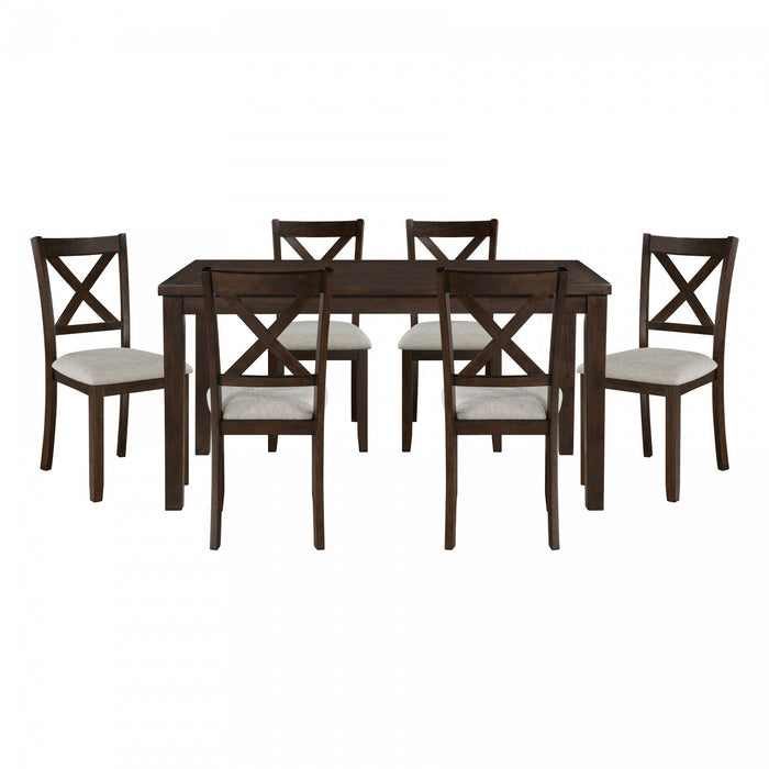 Vintner 7pc Pack Dining Set - Dark Cherry 