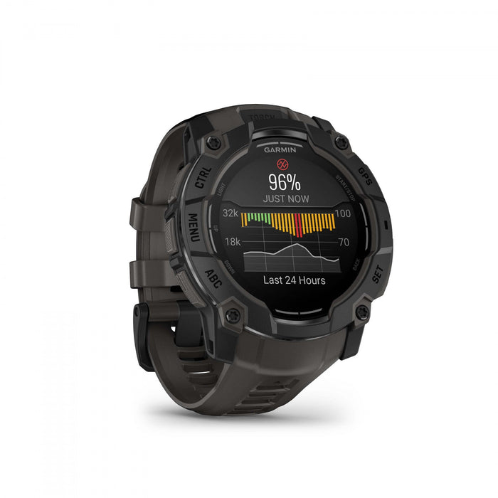 Garmin Instinct 3 Amoled Smartwatch 50 Mm - Rugged Militart Spec 810, Compass, Barometric Altimeter 