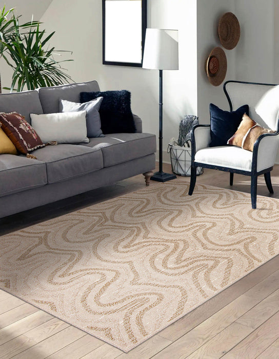 Elissa Beige Area Rug - 5'0\" x 7'0\"