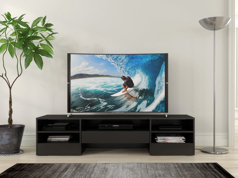 Nordika Rustik 72\" TV Stand - Black 