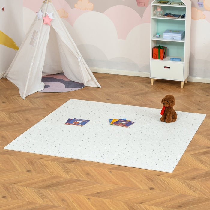 Qaba Kids Foam Puzzle Floor Tiles Baby Toddler Play Mat 36pcs Anti-slip Crawling Learning With End B