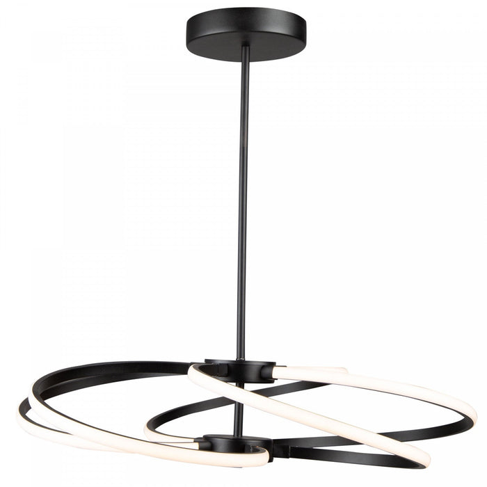 Equinox 40 W LED Black Pendant Light 