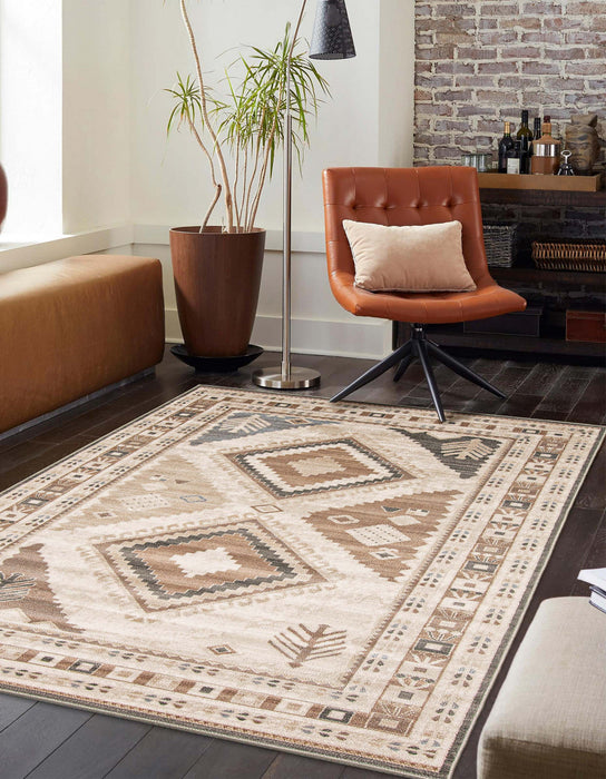 Lia Ivory Area Rug - 5'0\" X 8'0\"  