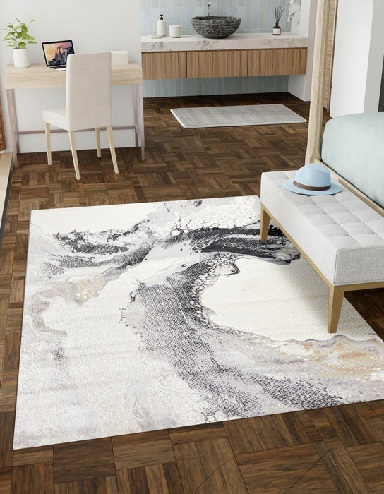 Bloom Ivory Rug 5'0\" x 8'0\" 