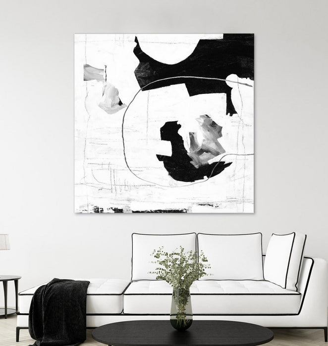 \"Traces Of Silver Iii\" Giant Art 54x54 Wall Art