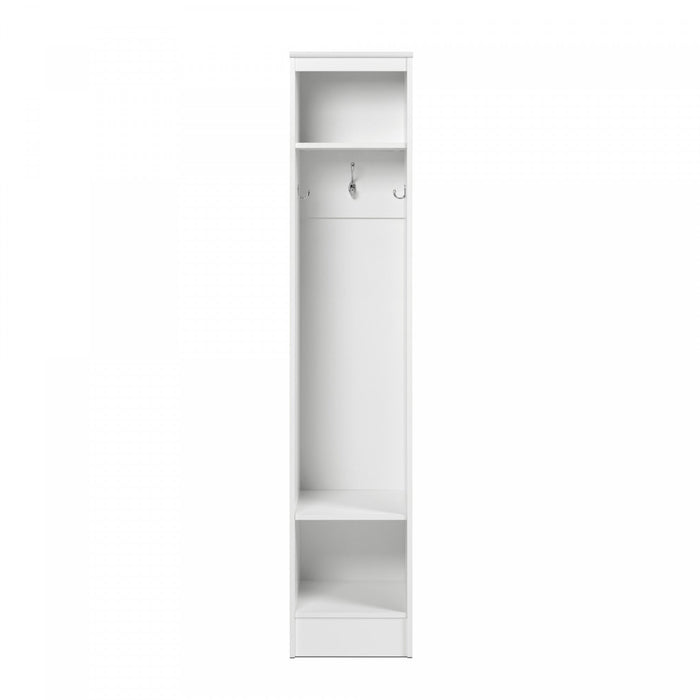 Narrow Entryway Organizer - White