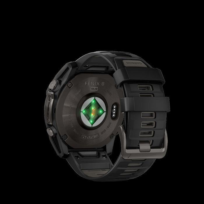Garmin Fēnix 8 Solar Sapphire Smartwatch 51mm - Gps, Compass, Gyroscope And Barometric Altimeter 