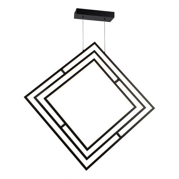 Graymar Black Integrated LED Chandelier