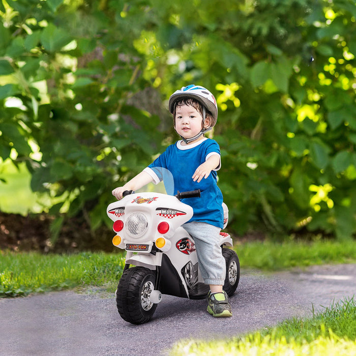 Aosom Kids Motorcycle Powered Ride-On Electric Motorcycle For Kids With Music & Horn Buttons, Stable